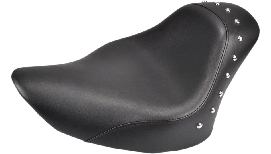 Saddlemen Renegade W/ Studs Solo Black Seat 4 Harley 06-10 FXST 07-17 FLSTF/B