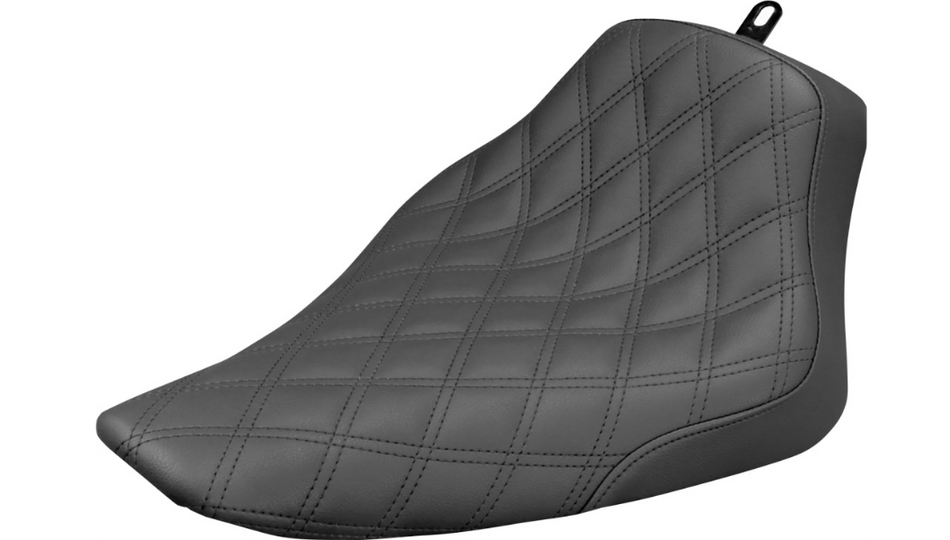 Saddlemen Renegade Lattice Stitch Solo Black Seat 4 Harley 12-17 FLS 11-13 FXS