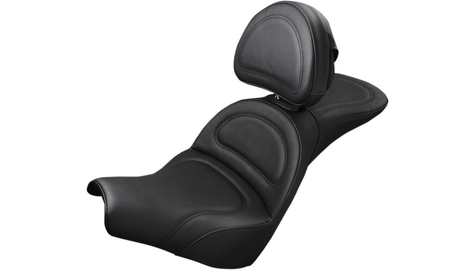 Saddlemen Explorer Harley Seat W/ Backrest for 18-23 FXBB/S 818-30-030