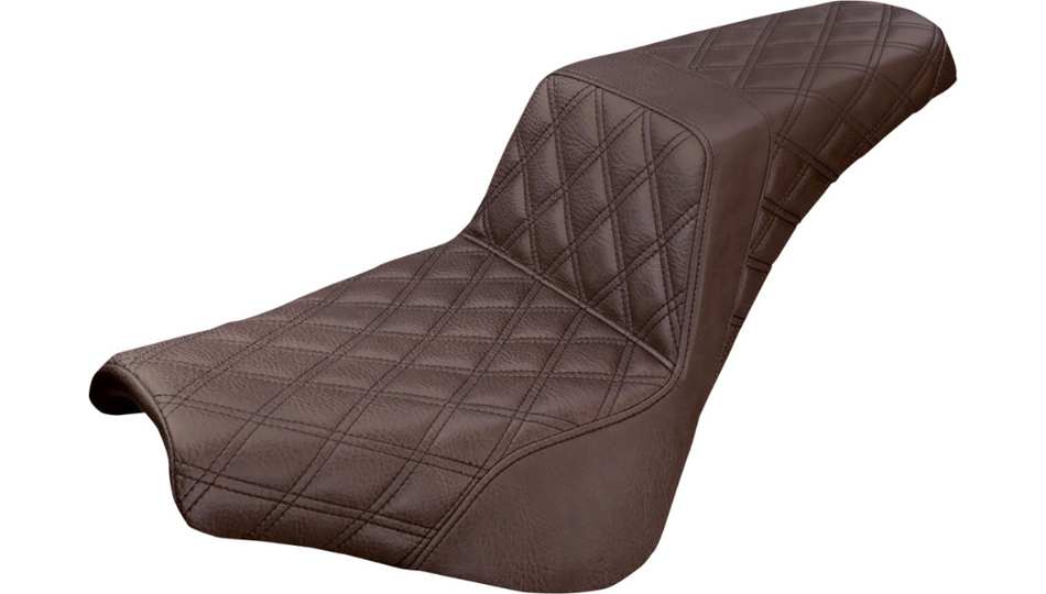 Saddlemen Step-Up Brown Full LS Harley Seat for 18-22 FXBB/FXBBS 818-30-175BR