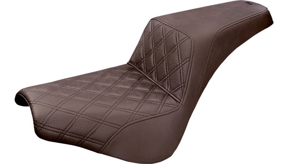 Saddlemen Step-Up Brown Front LS Harley Seat for 18-22 FXBB/FXBBS 818-30-172BR