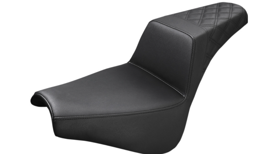 Saddlemen Step-Up Black Rear LS Harley Seat for 18-22 FXBB/FXBBS 818-30-173