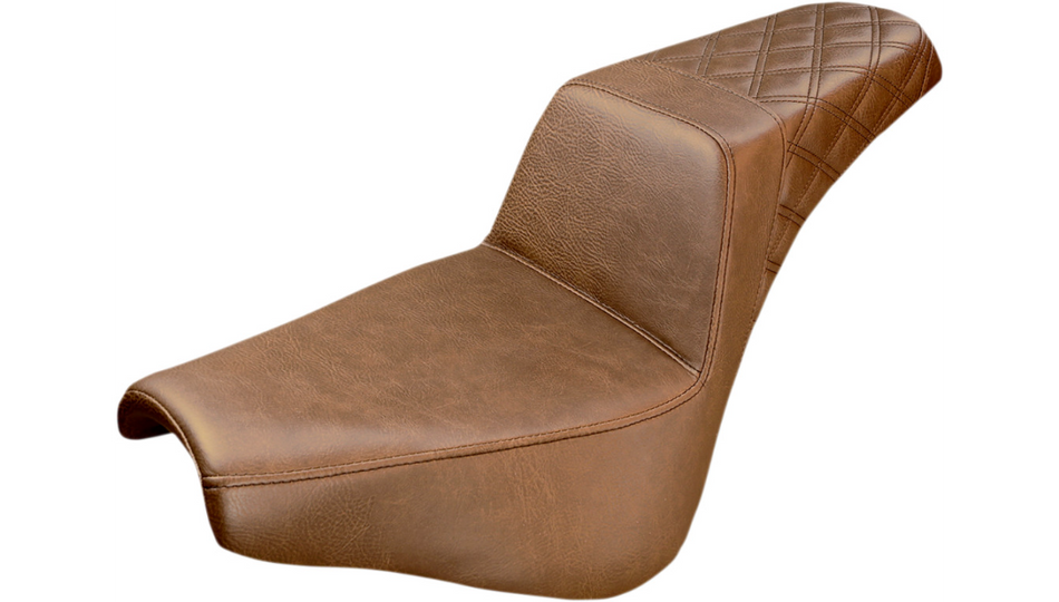 Saddlemen Step-Up Brown Rear LS Harley Seat for 18-22 FXBB/FXBBS 818-30-173BR