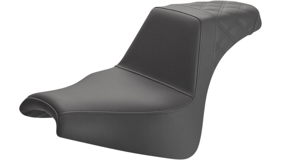 Saddlemen Step-Up Black Rear LS Harley Seat for 18-22 FXFB/FXFBS 818-28-173