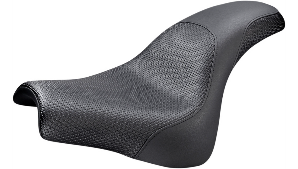 Saddlemen Profiler Basket Weave Black Seat 4 Harley Softail 18-23 FXFB/FXFBS