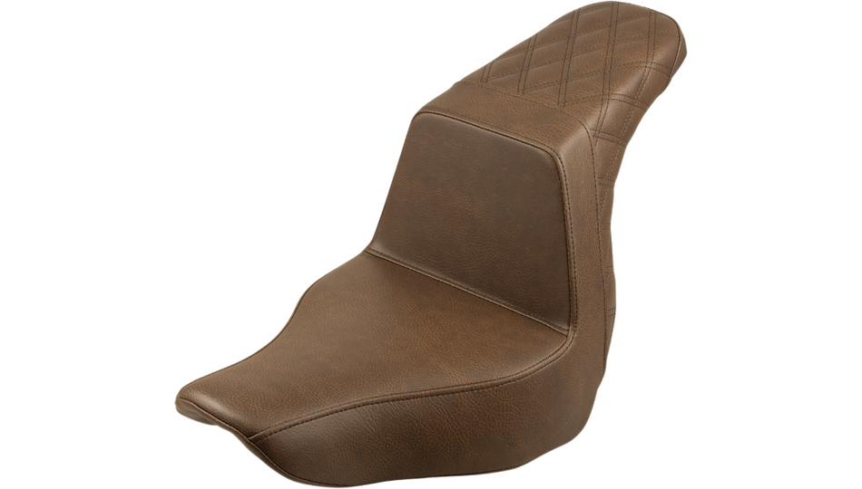 Saddlemen Step-Up Brown Rear LS Harley Seat for 18-22 Softail 818-29-173BR