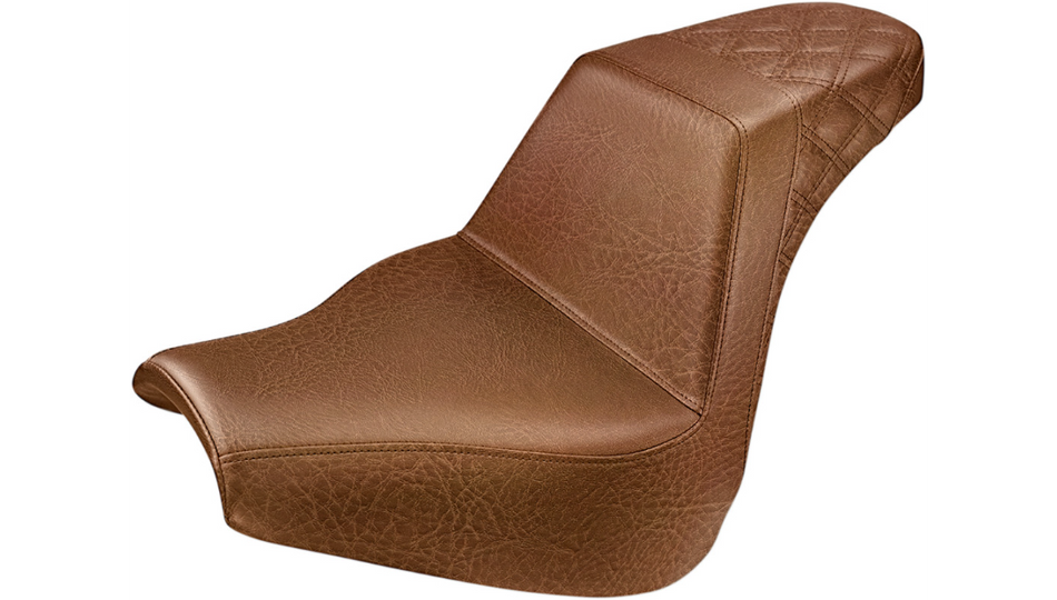 Saddlemen Step-Up Brown Rear LS Harley Seat for 18-22 FXBR/FXBRS 818-31-173BR