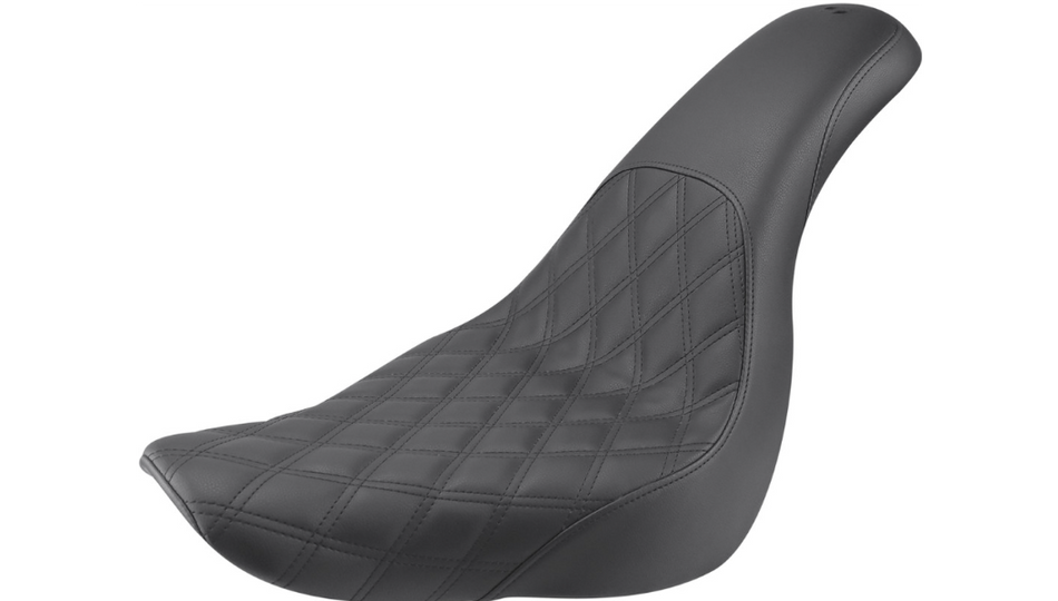 Saddlemen Profiler Lattice Stitch Black Seat 4 Harley Softail 18-23 FXLR/FXLRS/FLSB