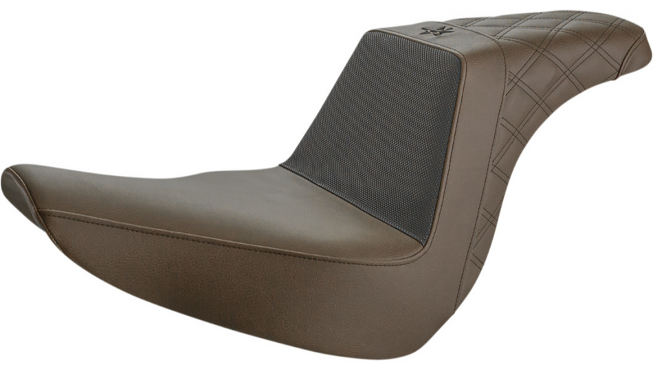 Saddlemen Brown Unknown Performance Gripper 2up for Harley 18-22 FXLR/FXLRS/FLSB