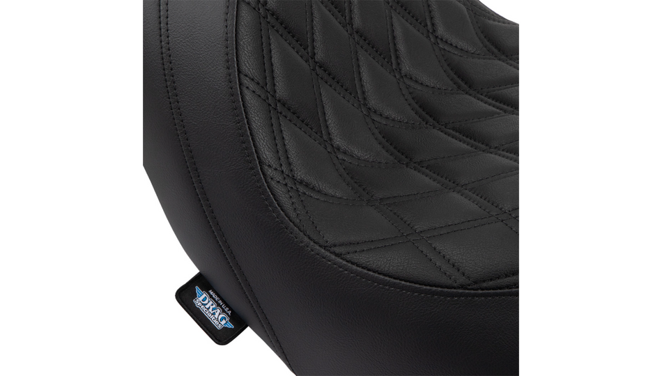 Drag Specialties Predator Double Diamond Seat 4 Harley 18-23 FXLR/FXLRS/FSLRST