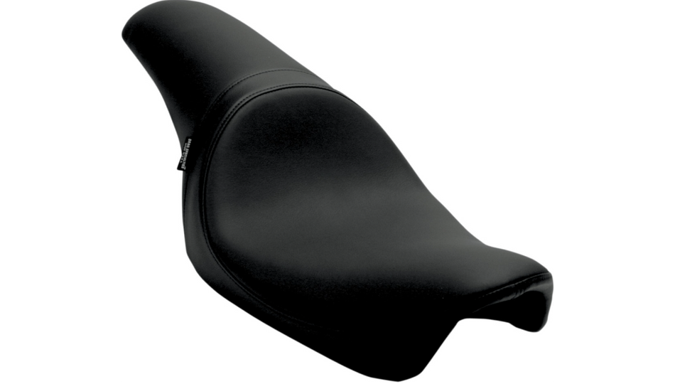 Drag Predator Smooth Black Solar Reflective Leather Harley Seat for FXD 96-03