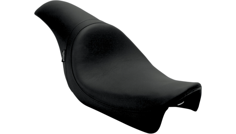Drag Predator Smooth Black Solar Reflective Leather Harley Seat for Dyna 04-05