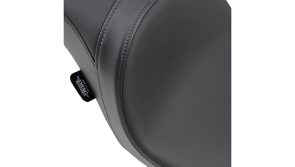 Drag Predator 2-Up Smooth Solar-Reflective Leather Black Seat for FXD 96-03