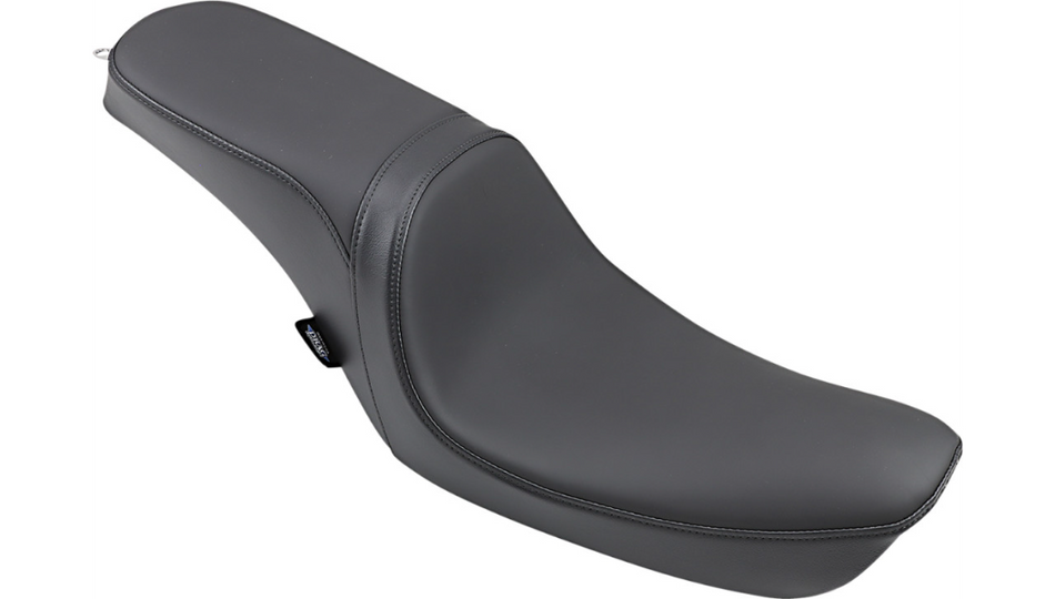 Drag Predator 2-Up Smooth Solar-Reflective Leather Black Seat for FXD 96-03