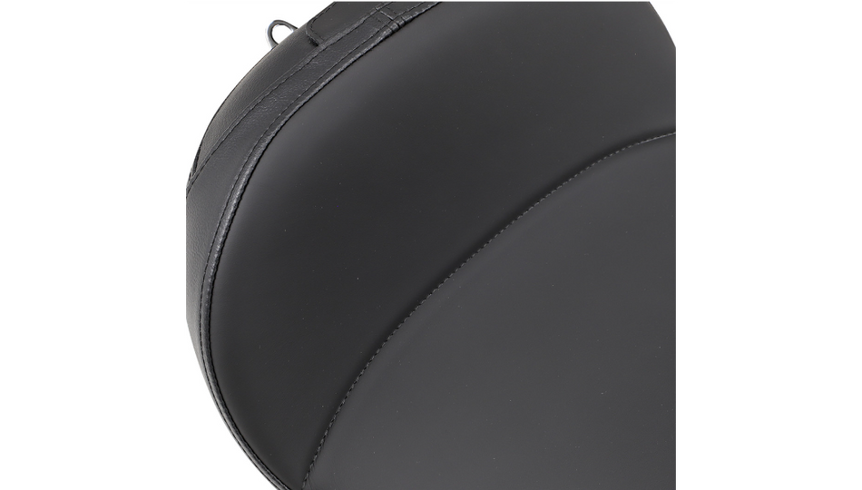 Drag Solo Black Harley Seat W/ EZ Glide II Backrest Option for FXD/FLD 06-17