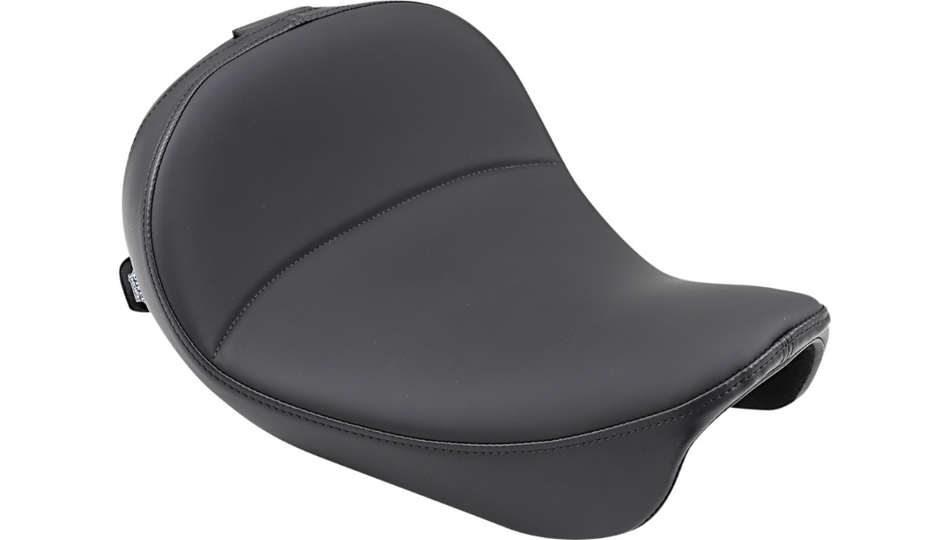 Drag Solo Black Harley Seat W/ EZ Glide II Backrest Option for FXD/FLD 06-17
