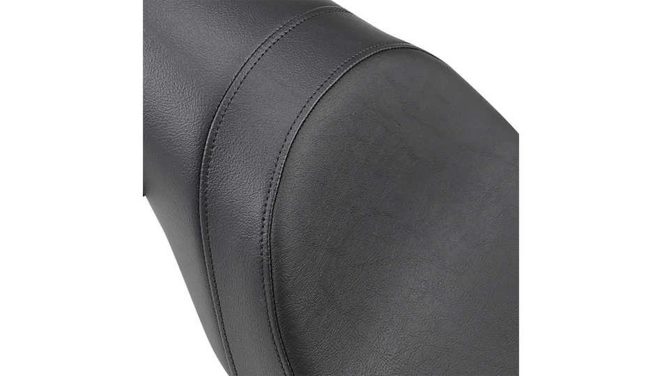 Drag Predator Smooth Vinyl Black Harley Lowered Seat for 06-17 Dyna Models