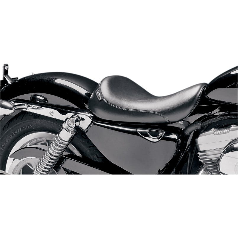 Le Pera Silhouette Black Vinyl Solo Seat For Harley-Davidson XL 04-06 / 10-15 | LF-856