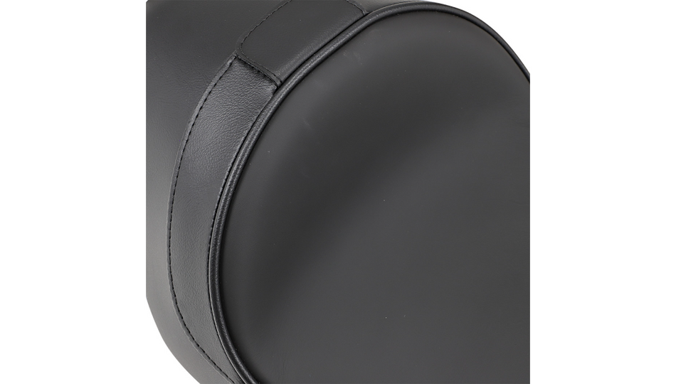 Drag Specialties Smooth Solo Seat W/ EZ Glide 2 Backrest Option 4 Harley 04-22 XL