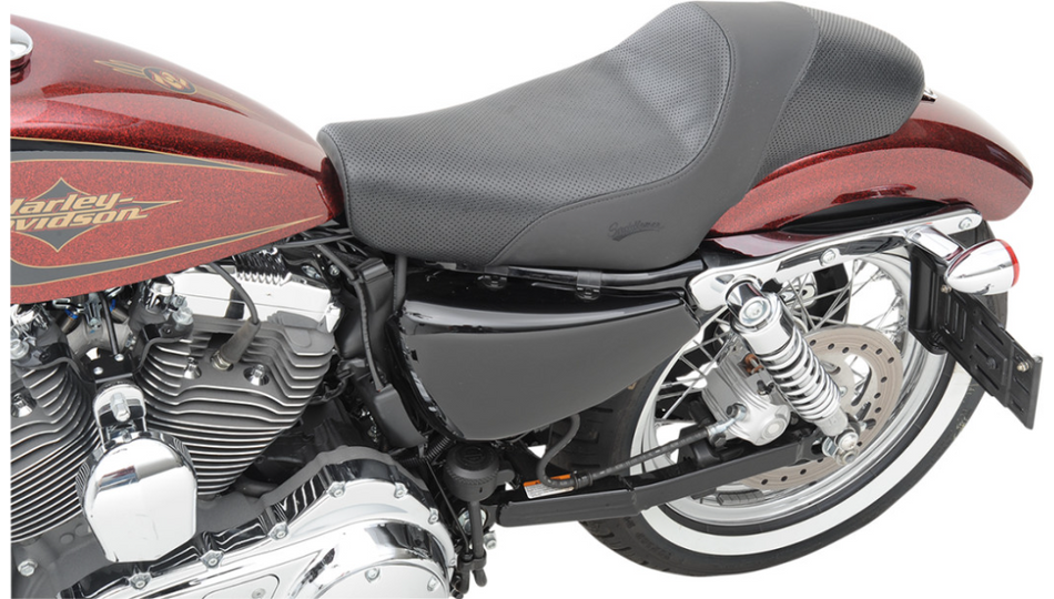 Saddlemen Americano Café Modern Seat 4 Harley 04-20 XL W/ 4.5 Gallon Tank