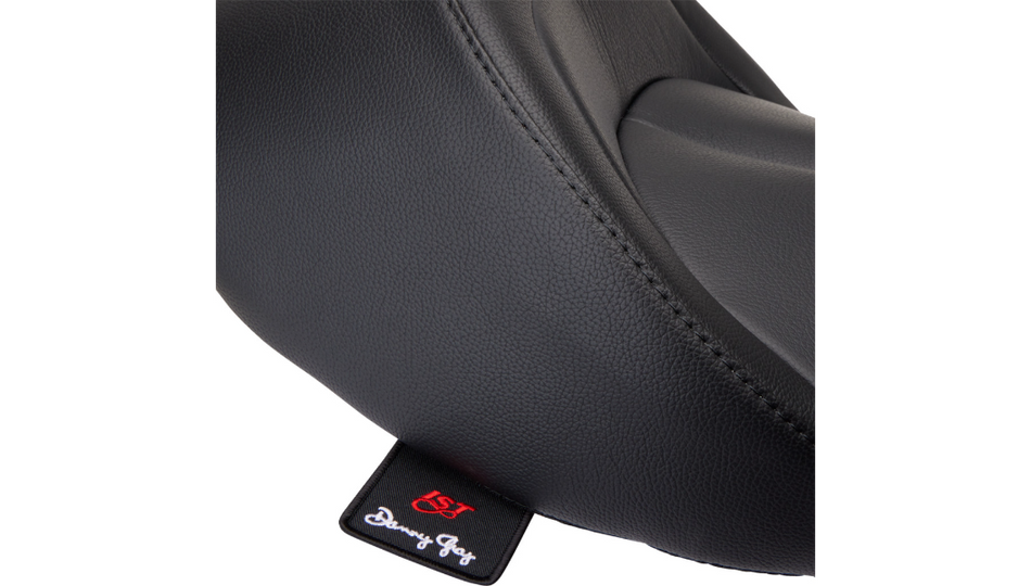 Danny Gray BigIST Solo Black Leather Seat 4 Harley 04-21 XL Models