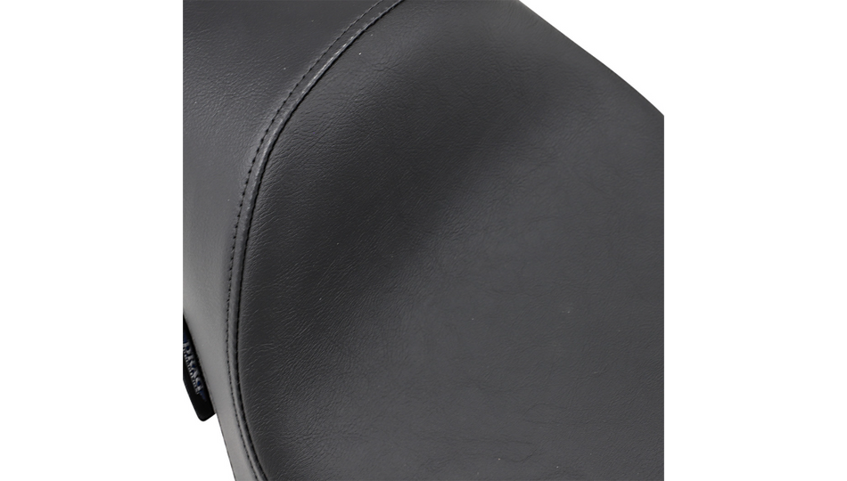 Drag Specialties Café-Style Smooth Vinyl Black Seat 4 Harley 04-22 XL Models