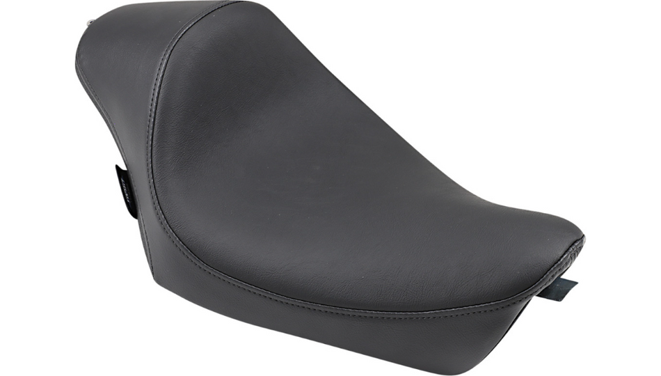 Drag Specialties Café-Style Smooth Vinyl Black Seat 4 Harley 04-22 XL Models
