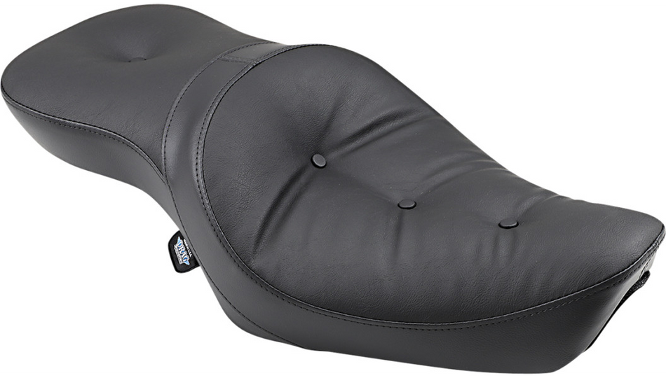 Drag Low-Profile Touring Pillow-Style Black Seat 4 Harley 82-03 XL Models