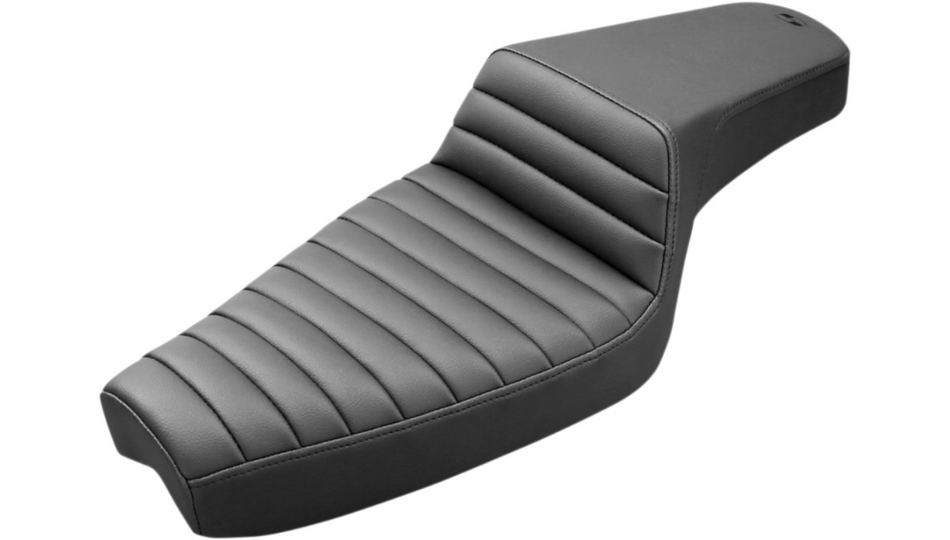 Saddlemen Step-Up Tuck-N-Roll Black Seat 4 Harley 04-20 XL W/4.5 Tank
