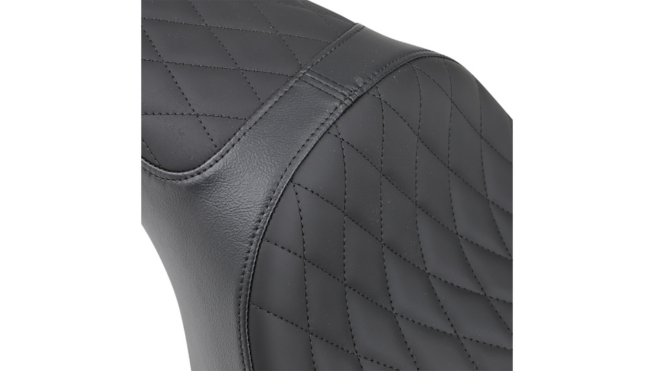 Drag Specialties Caballero Diamond Stitch 2-Up Seat 4 Harley 04-22 XL Models