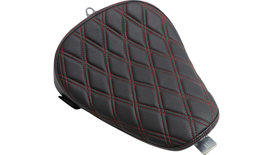 Drag Specialties Bobber-Style Solo Double Diamond W/Red Seat 4 Harley 10-22 XL