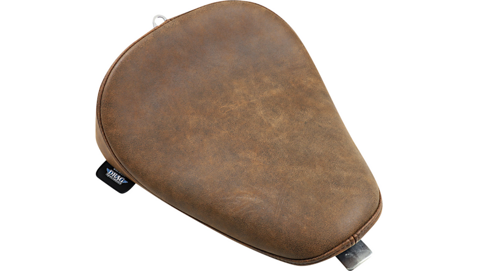 Drag Specialties Bobber-Style Solo Distressed Brown Leather Seat 4 Harley 10-22 XL
