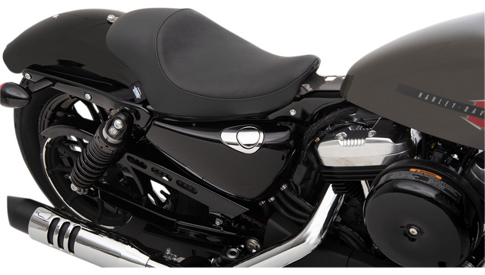 Drag Specialties 3/4 Solo Smooth Vinyl Black Seat 4 Harley 04-22 XL Models