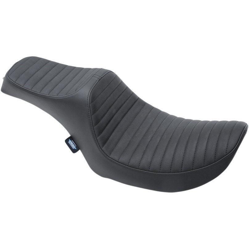 Drag Specialties Black Classic Predator 3 2-Up Seat Saddle 82-94 Harley FXR