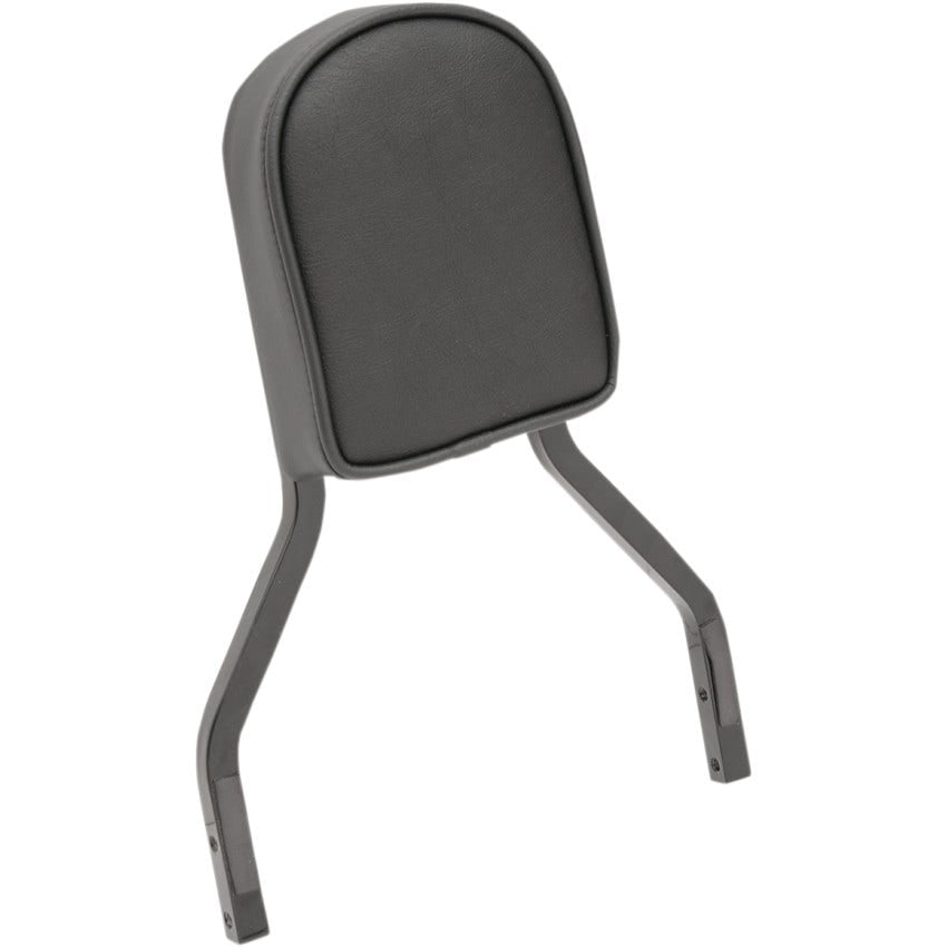 Drag Short Smooth W/Piping Backrest Pad for Square Sissy Bars for Harley