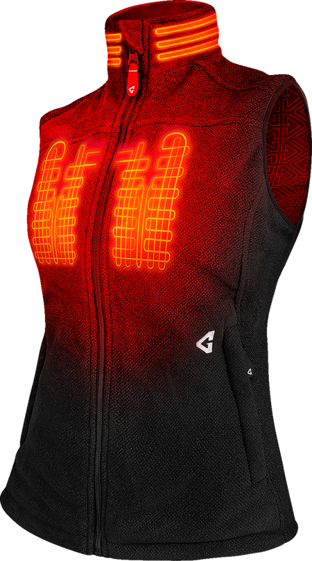 Gerbing Heated Clothing Womens 7V Thermite Fleece Heated Vest 2.0
