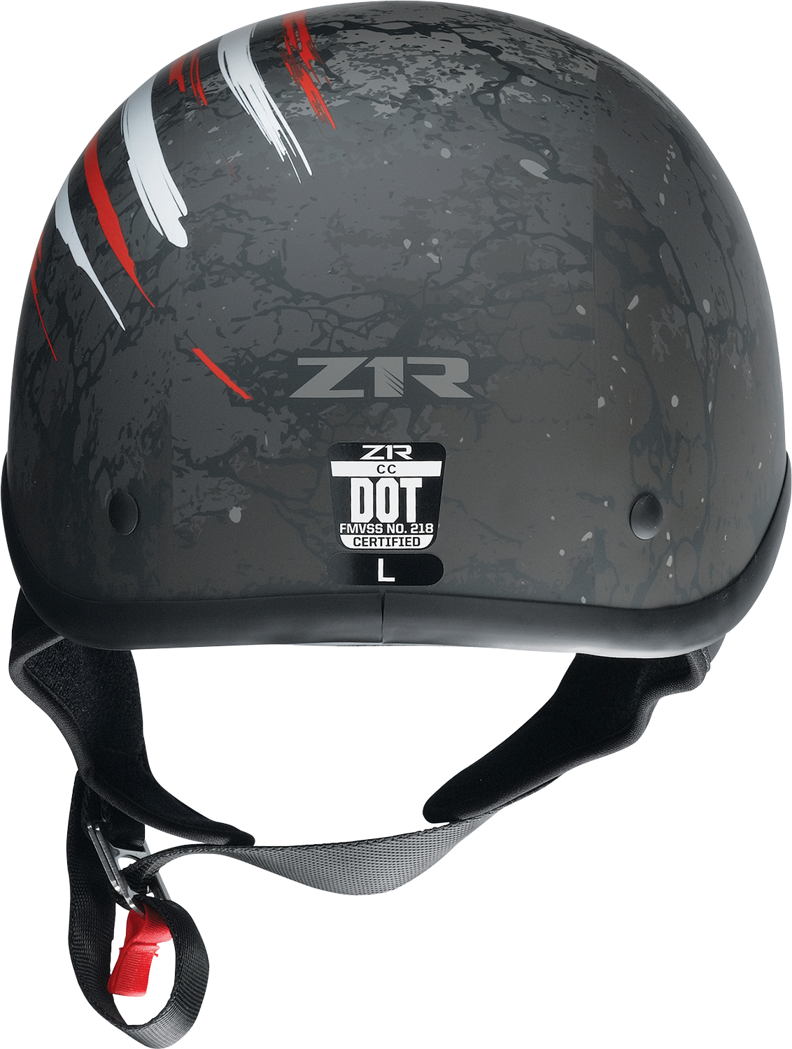 Z1R CC Beanie Justice Helmet - Black/Red/White/Blue