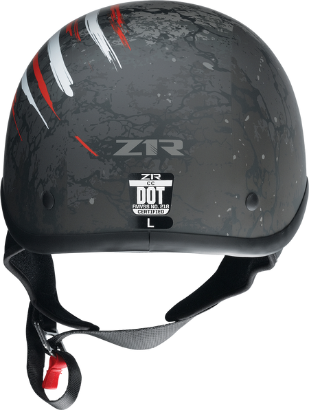 Z1R CC Beanie Justice Helmet - Black/Red/White/Blue