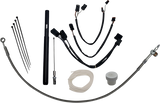 FBI Fat Baggers Control Installation Kit for 2014-2023 Harley-Davidson Touring - FLHR '21 / Chrome / 16"