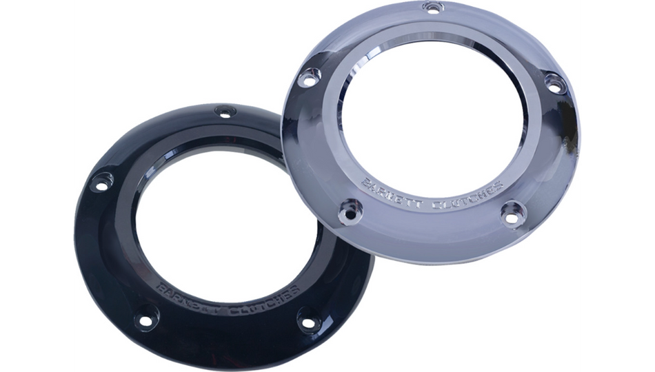 Barnett Scorpion Series Clear/Black Derby Cover 4 Harley 19-23 Softail 18 FLSB