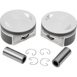 Drag Replacement Piston Kit + .005 For Harley 07-16 Twin Cam 103" Motor 9.6:1