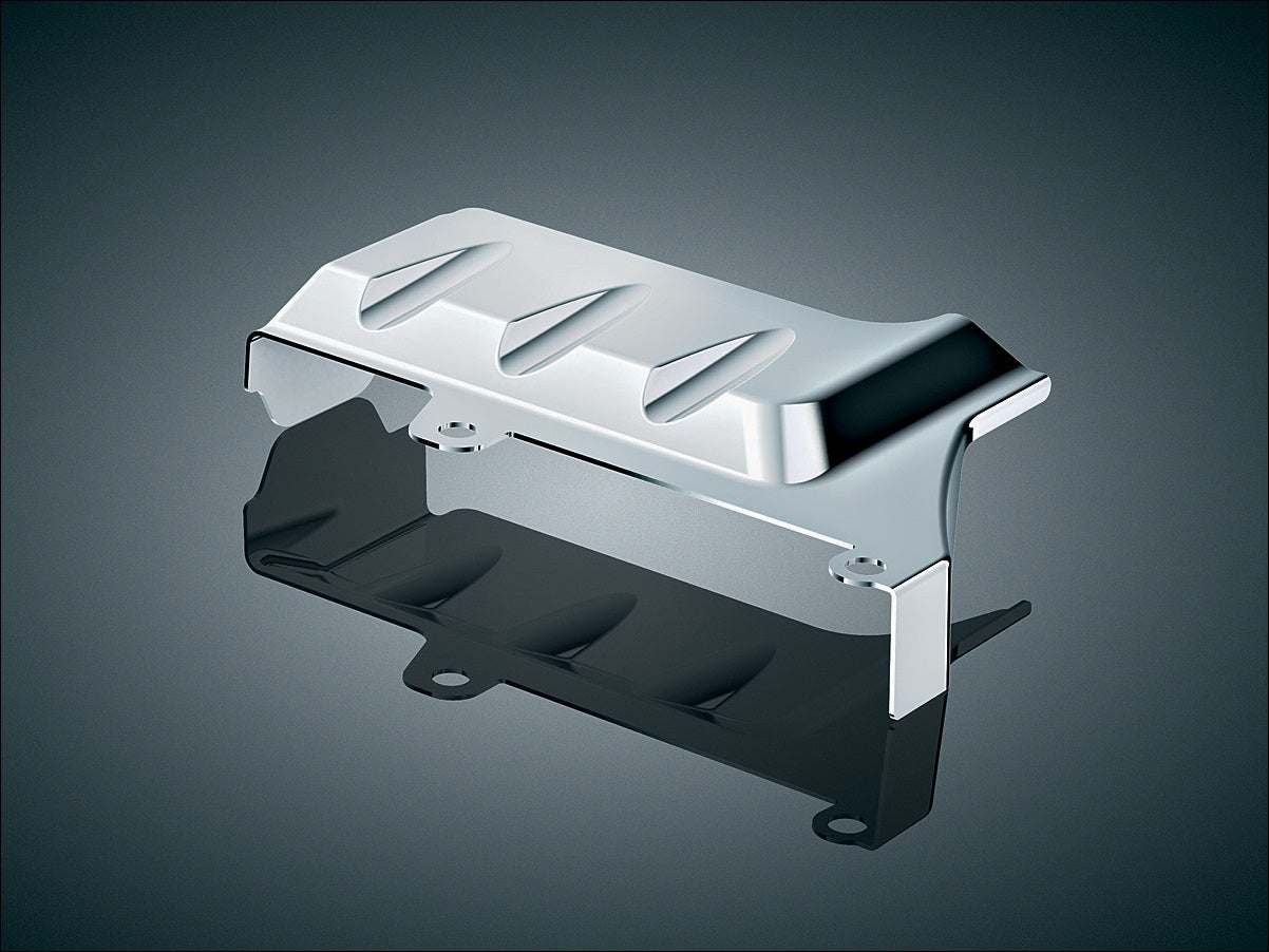 Kuryakyn Chrome Rear Cylinder Base Cover for Harley Touring FLH/T 02-06