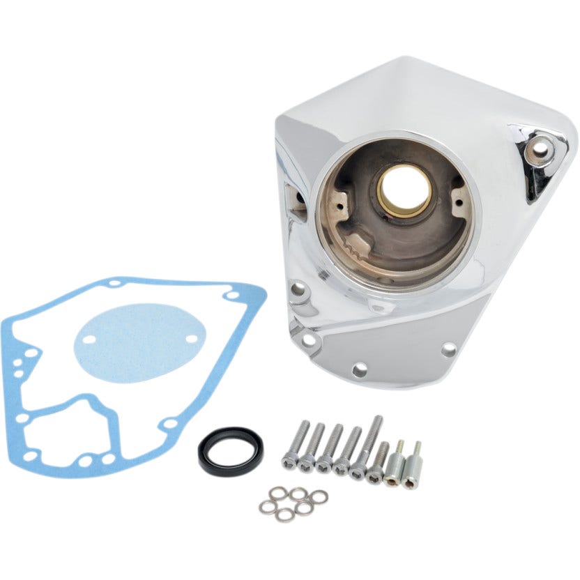 Drag Chrome EVO Big Twin Cam Chest Die Cast Cover Harley 84-92 Repl 25268-84A