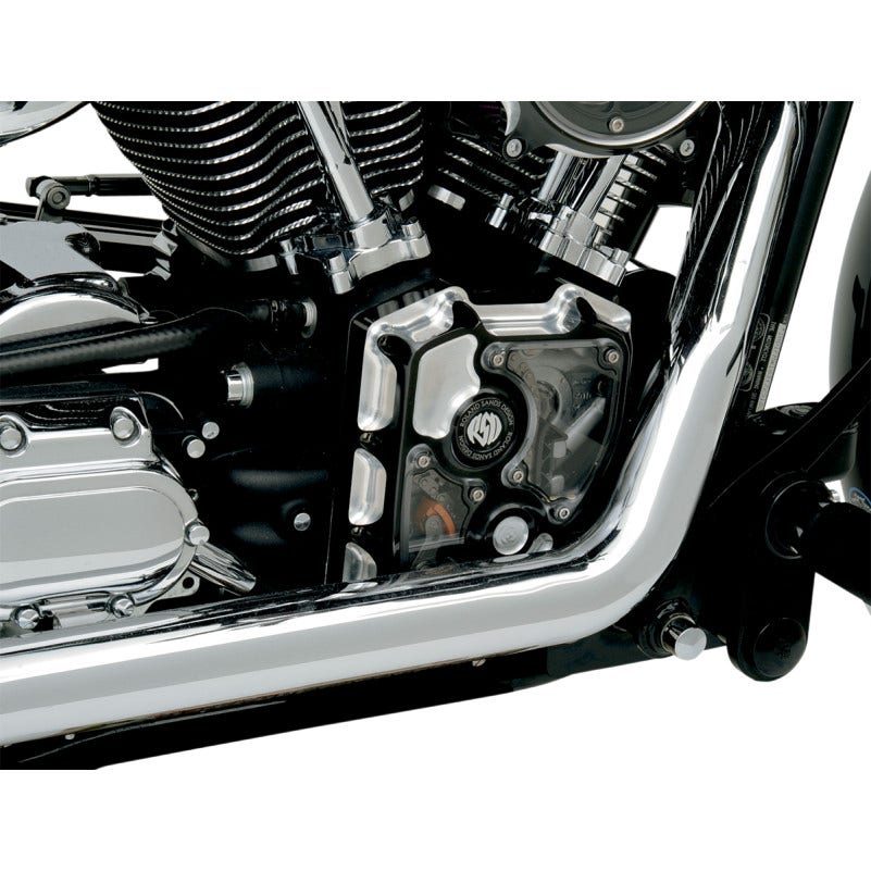Roland Sands RSD Black Contrast Cut Clarity Cam Timing Covers Harley 01-15 Non FL