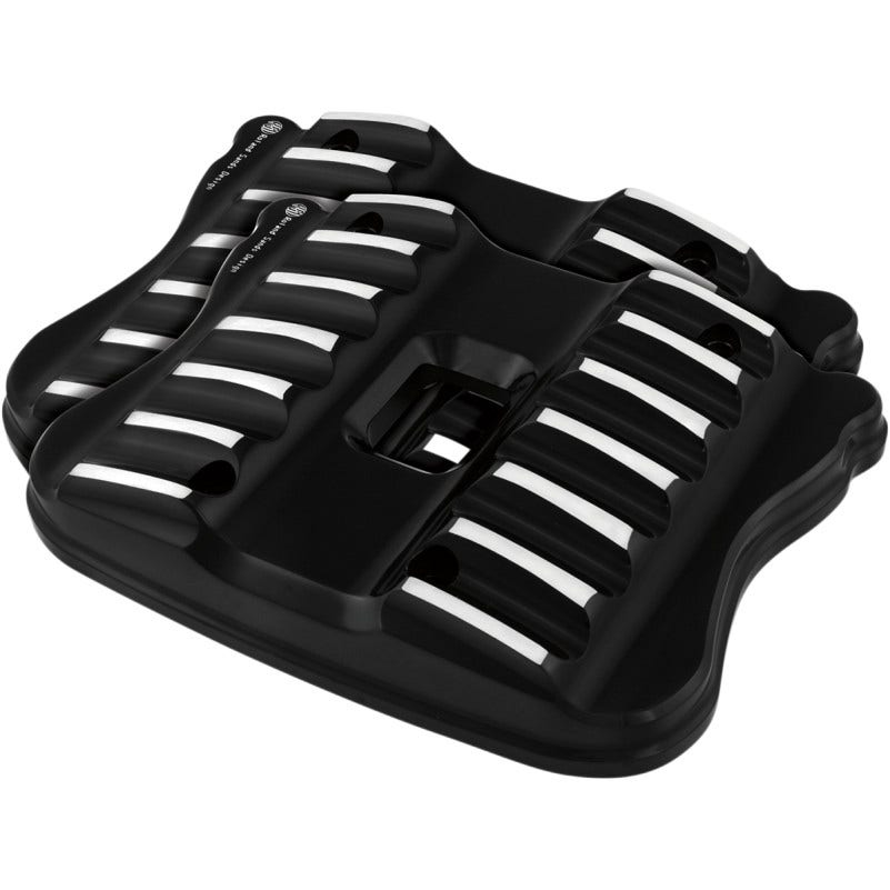 Roland Sands RSD Nostalgia Black Contrast Cut Rocker Box Covers Harley XL 04-14