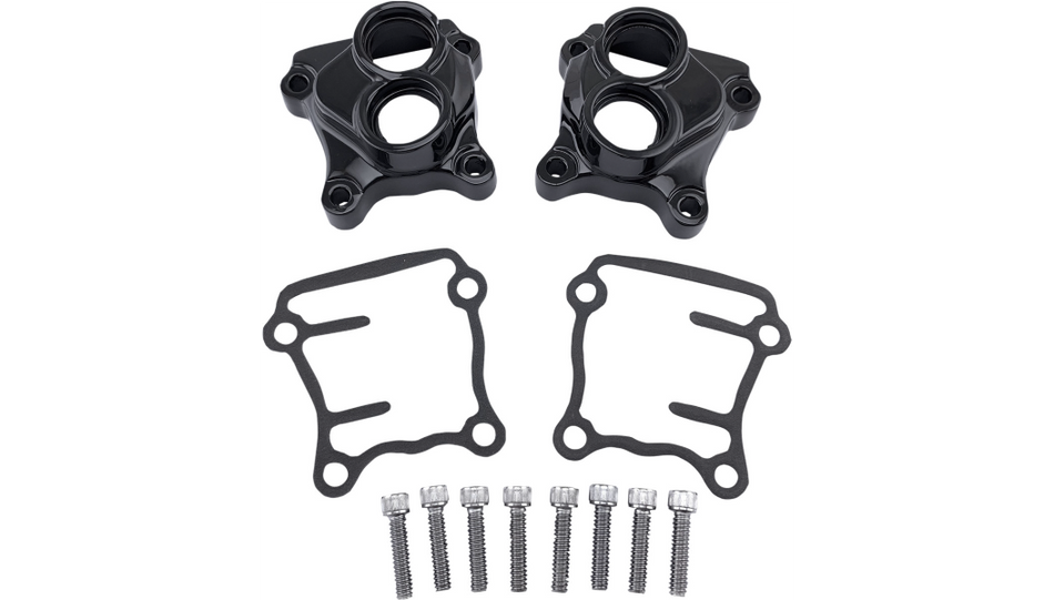 Drag Specialties Lifter Cover Tappet Block Kit Black Harley Twin Cam 99-17