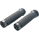 Khrome Werks Diamond Grips for Harley & Custom Motorcycles w| 1" Bars