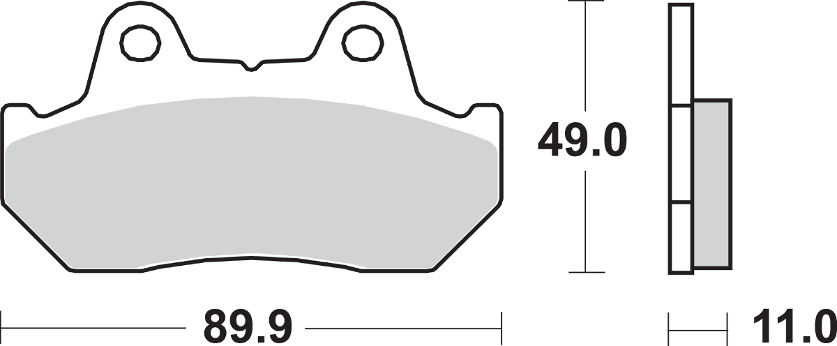 SBS Street Excel Sintered Brake Pads for Select 1977-2026 Honda Models