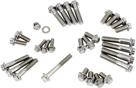 Feuling M8 Softail Chassis Dress-Up Fastener Kit for 2018-2024 Harley-Davidson Electra Glide / Softail