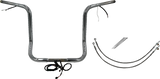 FBI Wired 1-1/4" Round Top Handlebar Kits for 16-20 FLHT/FLHX & Trike - Chrome / 16"